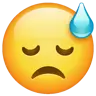 冷汗 Emoji 😓 image - WhatsApp style