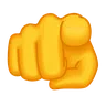 Auf Betrachter Zeigender Zeigefinger Emoji 🫵 image - Telegram style