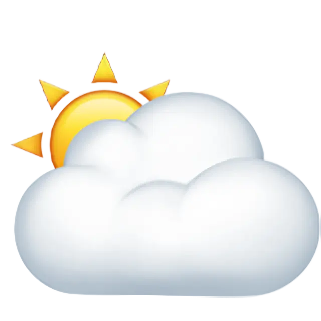 सफेद सूरज के पीछे बादल