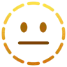 点線の顔 Emoji 🫥 image - Apple style