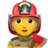 Firefighter Emoji 🧑‍🚒 image - Apple style