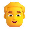 Mann Emoji 👨 image - Microsoft 3D Fluent style