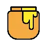 Honey Pot Emoji 🍯 image - OpenMoji style