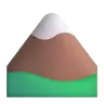 Snow-Capped Mountain Emoji 🏔 image - Microsoft 3D Fluent style