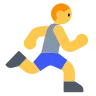 Person Running Emoji 🏃 image - Tossface style