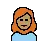 Woman: Medium Skin Tone, Red Hair
