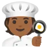 Cook: Medium-Dark Skin Tone Emoji 🧑🏾‍🍳 image - Google Noto Color style