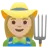 Woman Farmer: Medium-Light Skin Tone