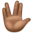 Vulcan Salute: Medium-Dark Skin Tone