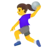 Woman Playing Handball Emoji 🤾‍♀️ image - Google Noto Color style
