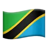 Flag: Tanzania Emoji 🇹🇿 image - Apple style