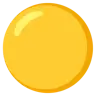 Großer gelber Kreis Emoji 🟡 image - Google Noto Color style