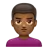 Man Pouting: Medium-Dark Skin Tone