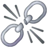 Broken Chain Emoji ⛓️‍💥 image - Samsung style