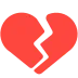 Broken Heart Emoji 💔 image - Mozilla style