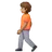 Person Walking: Medium Skin Tone