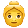Vieille femme Emoji 👵 image - WhatsApp style
