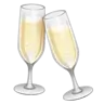 Clinking Glasses Emoji 🥂 image - WhatsApp style
