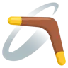 Emoji bumerang 🪃 image - Google Noto Color style