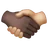 Handshake: Dark Skin Tone, Medium-Light Skin Tone