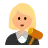Woman Judge: Medium-Light Skin Tone