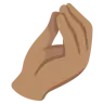 Pinched Fingers: Medium Skin Tone Emoji 🤌🏽 image - Google Noto Color style