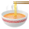 ชามนึ่ง Emoji 🍜 image - Apple style