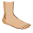 Foot: Medium-Light Skin Tone