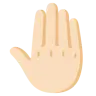 Raised Back Of Hand: Light Skin Tone Emoji 🤚🏻 image - Google Noto Color style