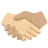 Handshake: Medium-Light Skin Tone, Medium Skin Tone