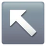 Kuzeybatı Ok Emoji ↖ image - Samsung style