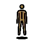 Person In Suit Levitating: Medium-Dark Skin Tone Emoji 🕴🏾 image - OpenMoji style