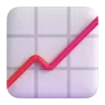 แผนภูมิที่มีแนวโน้มสูงขึ้น Emoji 📈 image - Microsoft 3D Fluent style