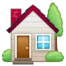 Emoji Casa con giardino 🏡 image - WhatsApp style