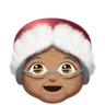 Mrs. Claus: Medium Skin Tone Emoji 🤶🏽 image - Apple style