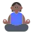 Woman In Lotus Position: Medium-Dark Skin Tone