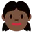Girl: Dark Skin Tone