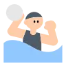 Person Playing Water Polo: Light Skin Tone Emoji 🤽🏻 image - Tossface style