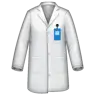 เสื้อห้องปฏิบัติการ Emoji 🥼 image - WhatsApp style