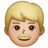 Man: Medium-Light Skin Tone Emoji 👨🏼 image - Samsung style