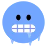 Cold Face Emoji 🥶 image - Tossface style