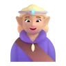 Woman Elf: Medium-Light Skin Tone Emoji 🧝🏼‍♀️ image - Microsoft 3D Fluent style