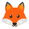 Emoji Volpe 🦊 image - Google Noto Color style