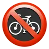 Proibido Bicicletas Emoji 🚳 image - Apple style