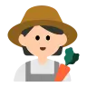 Farmer: Light Skin Tone Emoji 🧑🏻‍🌾 image - Tossface style