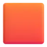 Emoji Grande quadrato arancione 🟧 image - Microsoft 3D Fluent style