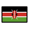 Flag: Kenya Emoji 🇰🇪 image - OpenMoji style