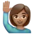Person Raising Hand: Medium Skin Tone