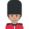 Guard: Medium Skin Tone Emoji 💂🏽 image - Twitter / X (Twemoji) style