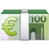 Emoji Banconota con simbolo dell'euro 💶 image - Samsung style